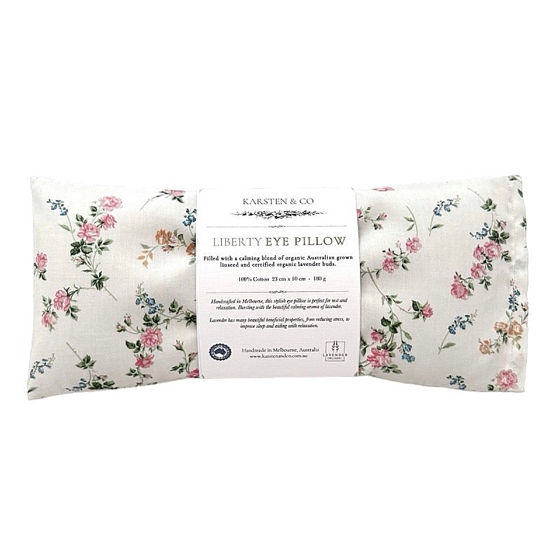 Liberty Eye Pillow - Organic Lavender - Aromatherapy Eye Pillow - Australia