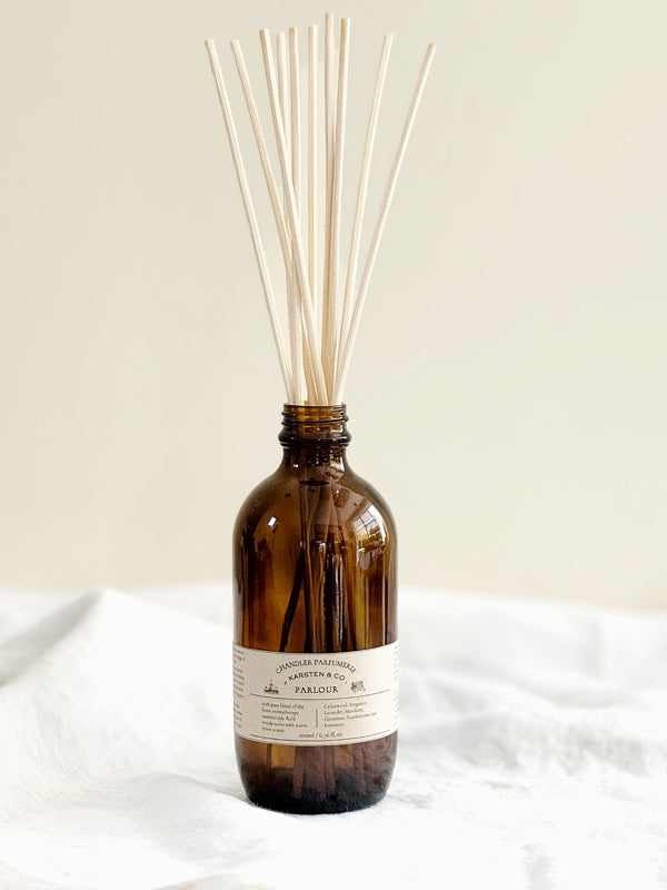 100% Pure Essential Oil Reed Diffuser "Parlour"