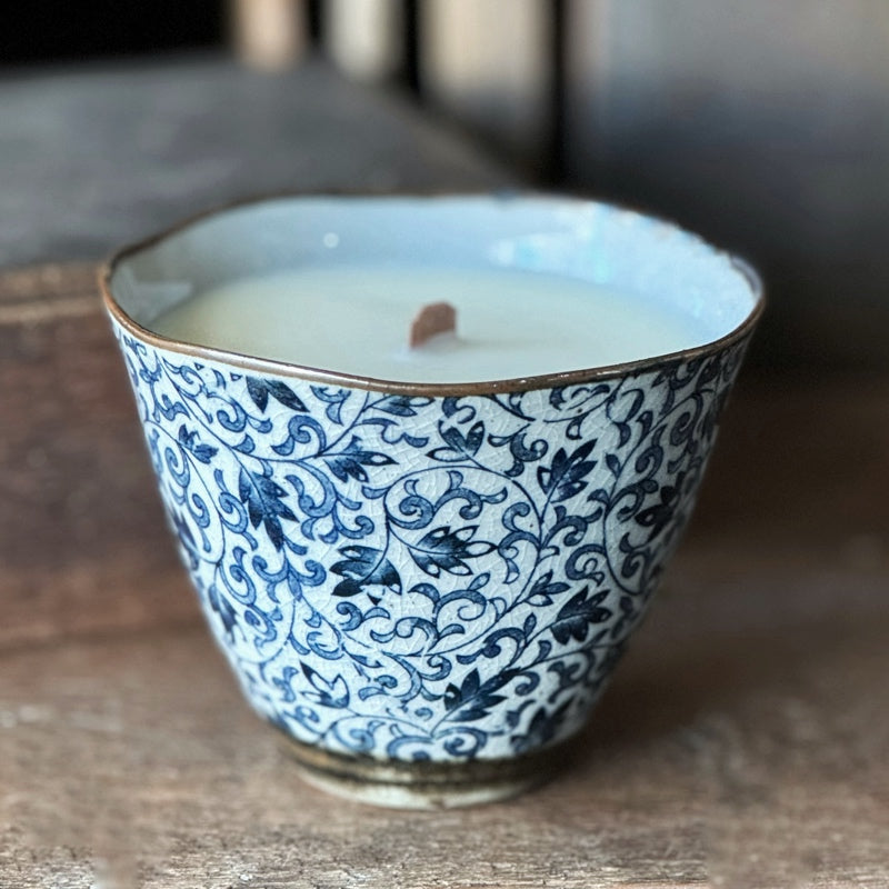 Aromatherapy Teacup Candle "Floral"